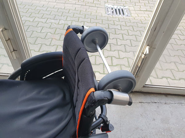 RollirolleR aufgesteckt